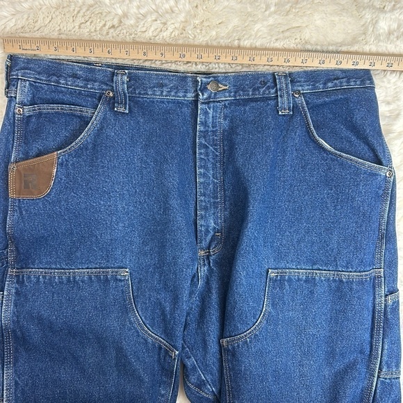 Wrangler Riggs Workwear Men’s Carpenter Utility Blue Jeans 42”x 30” - Picture 14 of 16